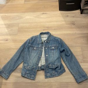 Chicos Platinum Denim Jacket